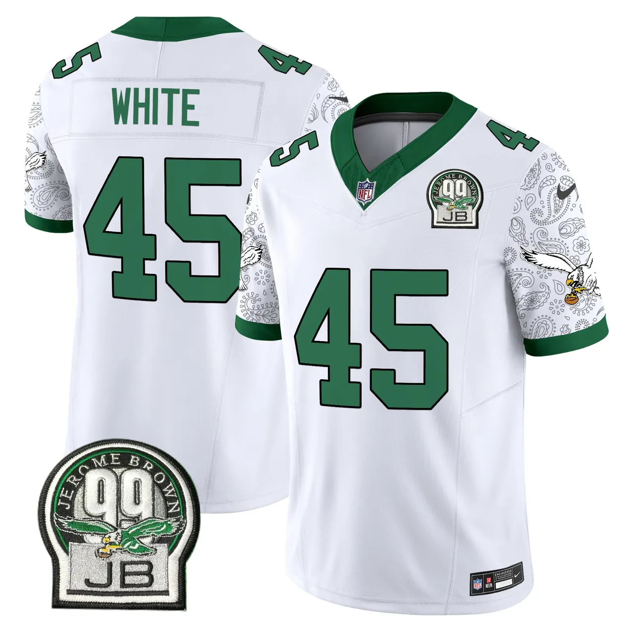 Saquon Barkley Philadelphia Eagles Nike Vapor Limited Stitched Jersey - Kelly Green - Image 11