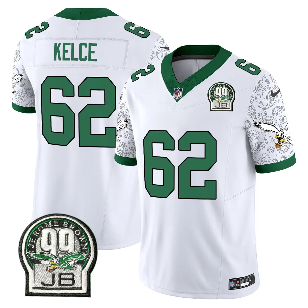 Saquon Barkley Philadelphia Eagles Nike Vapor Limited Stitched Jersey - Kelly Green - Image 12