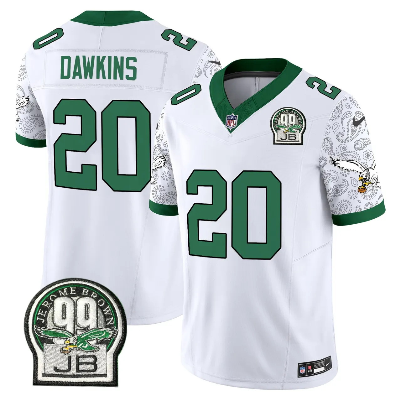 Saquon Barkley Philadelphia Eagles Nike Vapor Limited Stitched Jersey - Kelly Green - Image 13