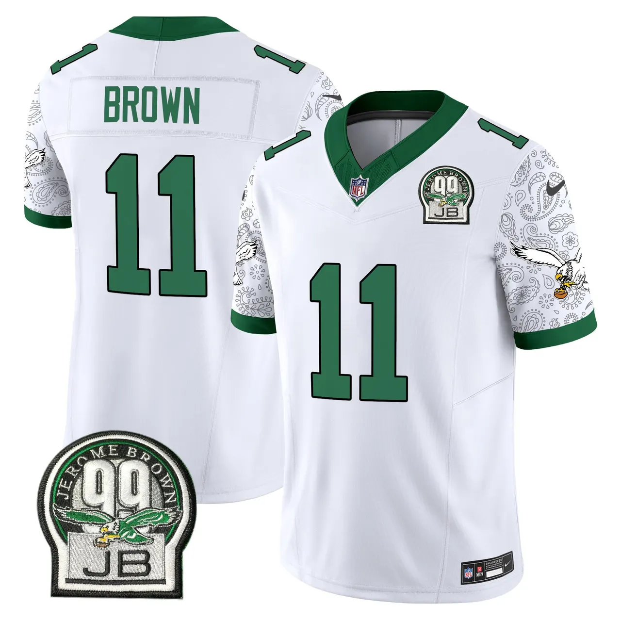 Saquon Barkley Philadelphia Eagles Nike Vapor Limited Stitched Jersey - Kelly Green - Image 14