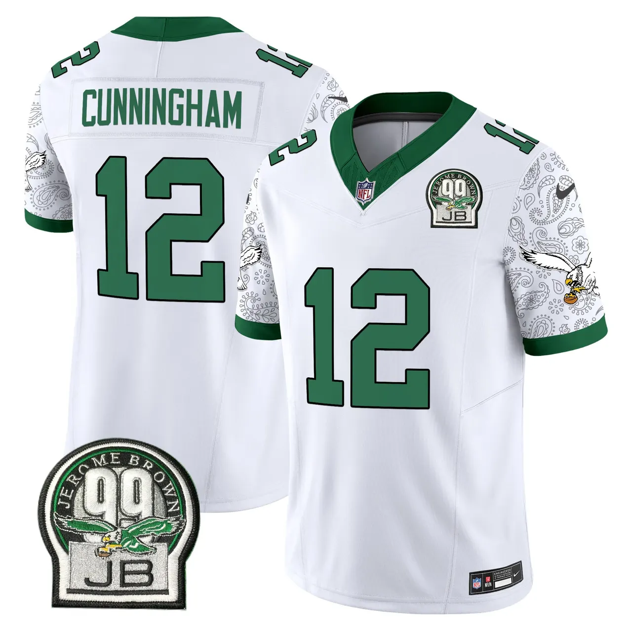 Saquon Barkley Philadelphia Eagles Nike Vapor Limited Stitched Jersey - Kelly Green - Image 16