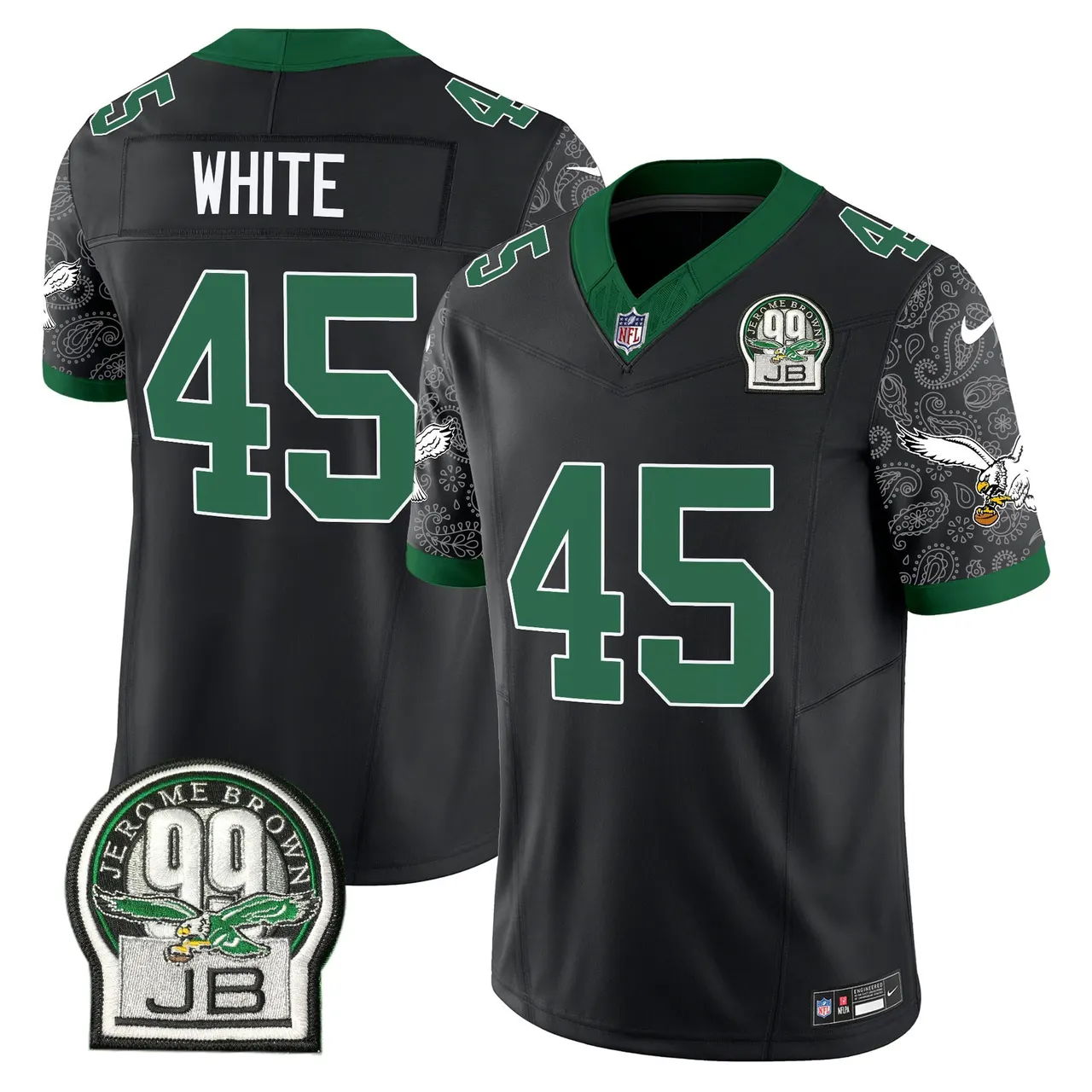 Saquon Barkley Philadelphia Eagles Nike Vapor Limited Stitched Jersey - Kelly Green - Image 19