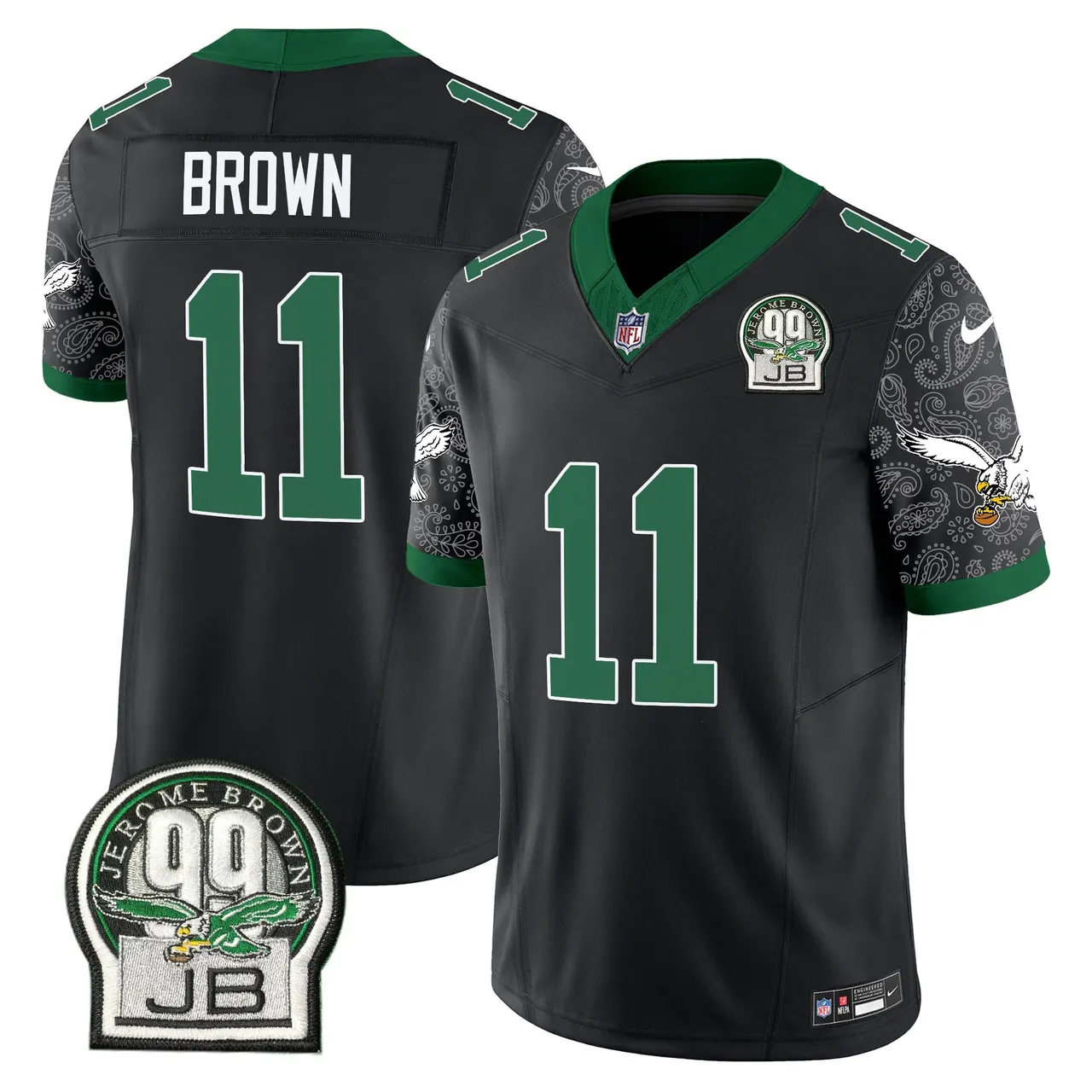 Saquon Barkley Philadelphia Eagles Nike Vapor Limited Stitched Jersey - Kelly Green - Image 22