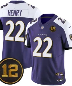 Baltimore Ravens Nike Jacoby Jones Patch Vapor Limited Stitched Jersey - Anthracite - Image 9