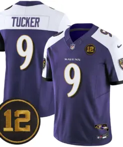 Baltimore Ravens Nike Jacoby Jones Patch Vapor Limited Stitched Jersey - Anthracite - Image 11