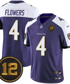 Baltimore Ravens Nike Jacoby Jones Patch Vapor Limited Stitched Jersey - Anthracite - Image 15