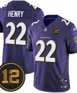 Baltimore Ravens Nike Jacoby Jones Patch Vapor Limited Stitched Jersey - Anthracite - Image 25