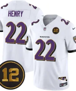 Baltimore Ravens Nike Jacoby Jones Patch Vapor Limited Stitched Jersey - Anthracite - Image 33