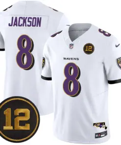 Baltimore Ravens Nike Jacoby Jones Patch Vapor Limited Stitched Jersey - Anthracite - Image 34