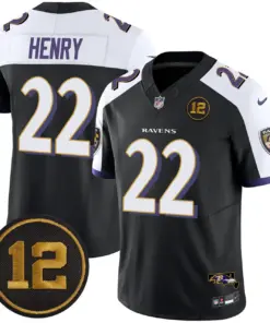 Baltimore Ravens Nike Jacoby Jones Patch Vapor Limited Stitched Jersey - Anthracite