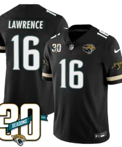 Alternative view of Jacksonville Jaguars Nike Throwback 1990s Uniforms Stitched Jersey - Teal