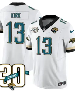 Jacksonville Jaguars Nike Throwback 1990s Uniforms Stitched Jersey - Teal - Image 14