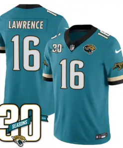Jacksonville Jaguars Nike Throwback 1990s Uniforms Stitched Jersey - Teal