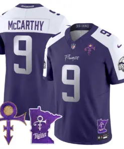 Minnesota Vikings Nike 2024 Prince Vapor Limited Stitched Jersey - White - Image 33