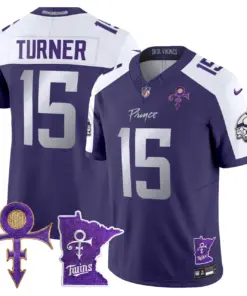 Minnesota Vikings Nike 2024 Prince Vapor Limited Stitched Jersey - White - Image 35