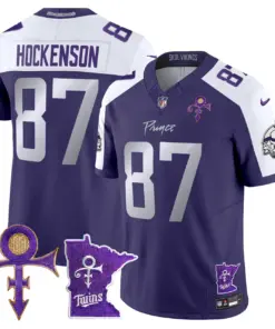 Minnesota Vikings Nike 2024 Prince Vapor Limited Stitched Jersey - White - Image 38