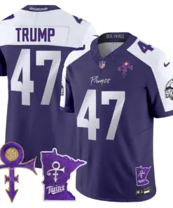 Minnesota Vikings Nike 2024 Prince Vapor Limited Stitched Jersey - White - Image 40