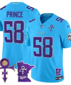 Minnesota Vikings Nike 2024 Prince Vapor Limited Stitched Jersey - White - Image 42