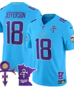 Minnesota Vikings Nike 2024 Prince Vapor Limited Stitched Jersey - White - Image 44