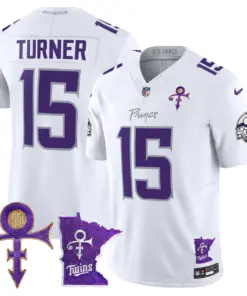 Minnesota Vikings Nike 2024 Prince Vapor Limited Stitched Jersey - White - Image 5