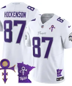 Minnesota Vikings Nike 2024 Prince Vapor Limited Stitched Jersey - White - Image 8