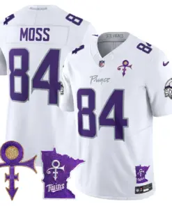 Minnesota Vikings Nike 2024 Prince Vapor Limited Stitched Jersey - White - Image 9