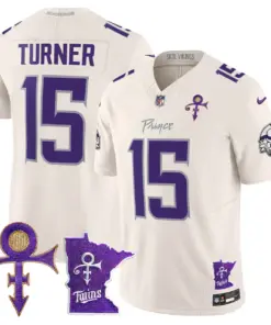 Minnesota Vikings Nike 2024 Prince Vapor Limited Stitched Jersey - White - Image 15
