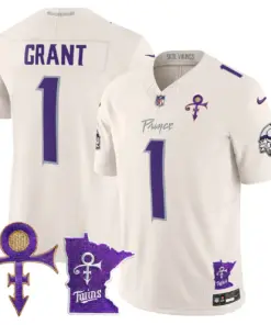 Minnesota Vikings Nike 2024 Prince Vapor Limited Stitched Jersey - White - Image 16