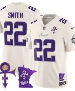 Minnesota Vikings Nike 2024 Prince Vapor Limited Stitched Jersey - White - Image 17
