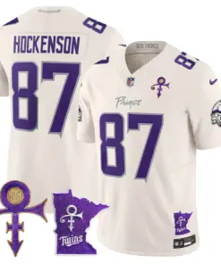 Minnesota Vikings Nike 2024 Prince Vapor Limited Stitched Jersey - White - Image 18