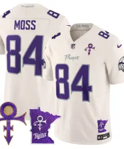Minnesota Vikings Nike 2024 Prince Vapor Limited Stitched Jersey - White - Image 19