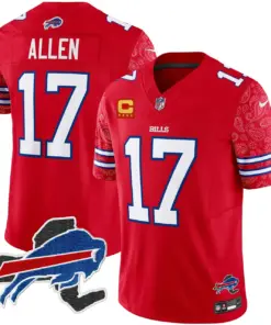 Buffalo Bills Nike New York Patch Vapor Limited Stitched Jersey V2 - Royal Blue - Image 7