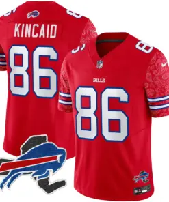 Buffalo Bills Nike New York Patch Vapor Limited Stitched Jersey V2 - Royal Blue - Image 12