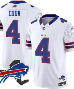 Buffalo Bills Nike New York Patch Vapor Limited Stitched Jersey V2 - Royal Blue - Image 14