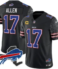 Buffalo Bills Nike New York Patch Vapor Limited Stitched Jersey V2 - Royal Blue - Image 19