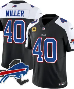 Buffalo Bills Nike New York Patch Vapor Limited Stitched Jersey V2 - Royal Blue - Image 28