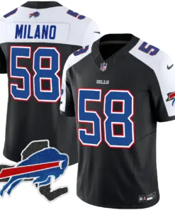 Buffalo Bills Nike New York Patch Vapor Limited Stitched Jersey V2 - Royal Blue - Image 29