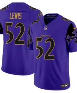 Derrick Henry Baltimore Ravens Nike Maryland Flag Vapor Limited Stitched Jersey - Purple - Image 6