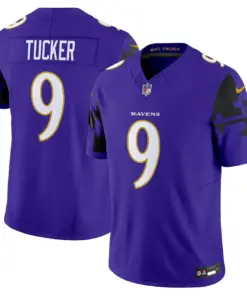 Derrick Henry Baltimore Ravens Nike Maryland Flag Vapor Limited Stitched Jersey - Purple - Image 11