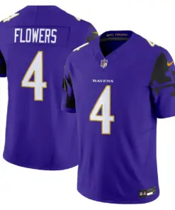 Derrick Henry Baltimore Ravens Nike Maryland Flag Vapor Limited Stitched Jersey - Purple - Image 15