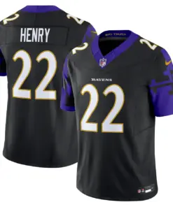 Derrick Henry Baltimore Ravens Nike Maryland Flag Vapor Limited Stitched Jersey - Purple - Image 17