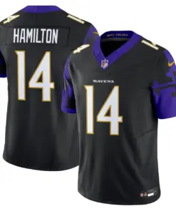 Derrick Henry Baltimore Ravens Nike Maryland Flag Vapor Limited Stitched Jersey - Purple - Image 20