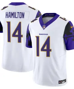 Derrick Henry Baltimore Ravens Nike Maryland Flag Vapor Limited Stitched Jersey - Purple - Image 28