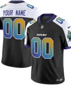 Tampa Bay Buccaneers Nike Tampa City Vapor Custom Limited Stitched Jersey - Black