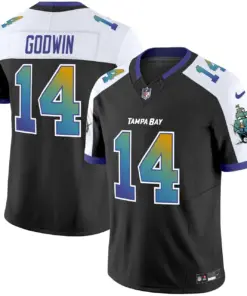 Tampa Bay Buccaneers Nike Tampa City Vapor Limited Stitched Jersey - Black - Image 3