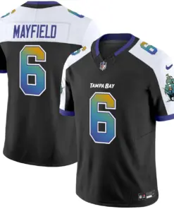Tampa Bay Buccaneers Nike Tampa City Vapor Limited Stitched Jersey - Black - Image 4