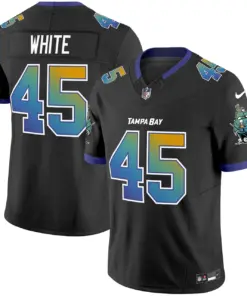 Tampa Bay Buccaneers Nike Tampa City Vapor Limited Stitched Jersey - Black - Image 14
