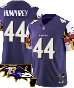 Derrick Henry Baltimore Ravens Nike Maryland Flag Vapor Limited Stitched Jersey V2 - Purple - Image 5