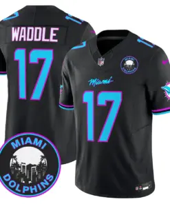 Tua Tagovailoa Miami Dolphins Nike Vice Vapor Limited Stitched Jersey V3 - Black - Image 34