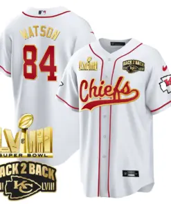 Kansas City Chiefs Nike Super Bowl LVIII Back 2 Back Gold Patch Stitched Jersey - Red - Image 12